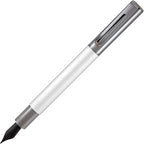 Monteverde USA Ritma Fountain Pen in Silver – Extra Fine Nib, Precision JoWo Stainless Steel, Refillable Ink Cartridge/Converter – Ideal for Professionals & Artists