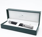 Monteverde USA Ritma Fountain Pen in Black – Medium Nib Balanced JoWo Stainless Steel Refillable Ink Cartridge/Converter – Perfect for Professionals & Writing Enthusiasts