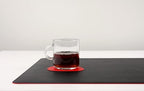 NODITO Dual-Sided Leather Desk Pad,Blotter for Laptop Computer,Mouse Pad,Writing,Drawing,Arts and Craft Mat (17"x35", Black/Red)