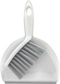 NBGYTECH Mini Broom and Dustpan Set Small Dust pan & Brush Set Portable Cleaning Tools for Home Office RV Camping Learning (Grey)