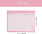 Didiseaon 2pcs Weekly and Monthly Schedule Notepad Undated Planner with Checklist for Work and Study Minimalist Paper Organizer for Goal Tracking and Habit Planning Candy Planning Pads