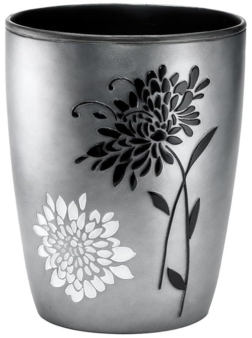 Zahari Home Decorative Trash Can for Bathroom, Office & Bedroom - 2.1 Gallons Stylish & Small Trash Can for Dorms, Desktop & Restroom - Chic Waste Basket for Compact Spaces, Erica