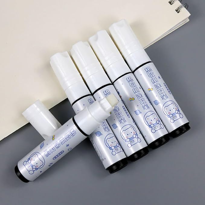 MEELYHOME Thermal Paper Correction Liquid Pen, Quick Drying Correction Fluid for Identity information, Shipping Address, Document, 14cm, 1 Stick