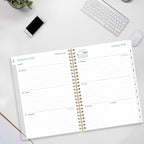 2026 Planner - Planner 2026 from January 2026 to December 2026, Weekly & Monthly Planners Spiral Bound with 12 Monthly Tabs, Inner Pocket, 6.4" x 8.5", Beige