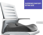 Pubemy SupremeComfort X-Large Gel Infused High Density Foam Seat Cushion for Office Chair, Kitchen Chair, Car Seats- Elevate Your Seating Experience -Pressure Sore and Tailbone Pain Relief
