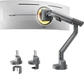 monTEK Single Monitor Arm for 17-40 Inch Screens, Up to 24.25lbs, Heavy Duty Monitor Mount with VESA Mount, Full Motion Adjustment Monitor Stand C-Clamp/Grommet Base,Dark Gray,MA1010DG