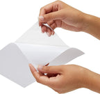 Juvale Photo Sleeves - 5.5 x 8.8 Inches, Clear, 50 Pack - Index Card Holder & Label Sleeves for Planners - Top-Load Card Protector - Office Supplies
