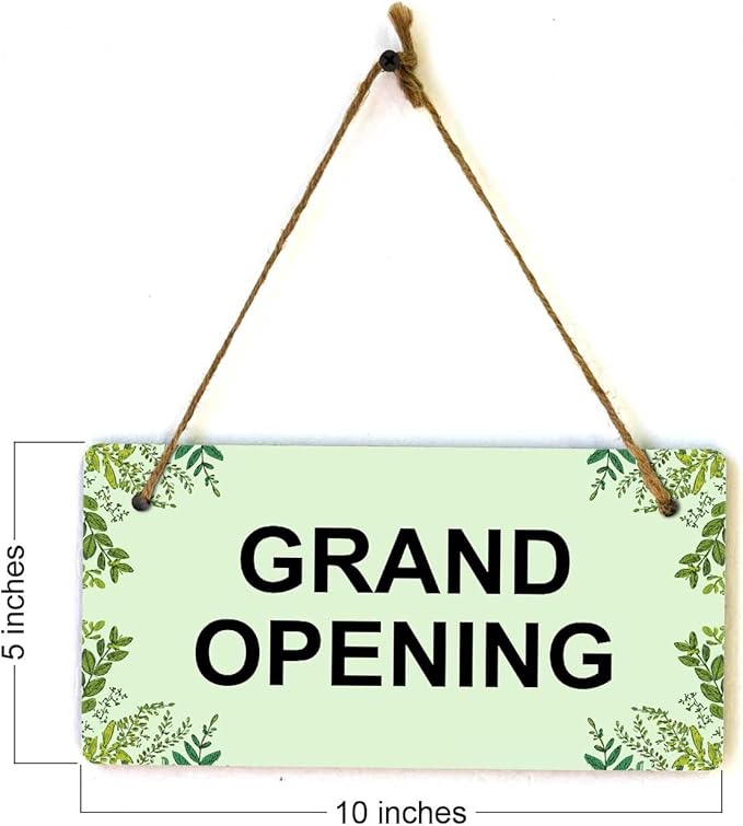 Signs ByLITA Greenery Wreath Personalized Hanging Wall or Door Sign (5 x 10") | Custom Signage for Your Home & Business