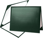 Diploma Cover 8.5” x11” Diploma Holder of Graduation Leatherette Padded Certificate（Tent Style),20-Pack