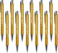 Yucold Customized ballpoint pens in bulk, personalized ballpoint pens with free engraving, for use in companies, enterprises, graduation anniversaries (Yellow,13)