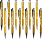Yucold Customized ballpoint pens in bulk, personalized ballpoint pens with free engraving, for use in companies, enterprises, graduation anniversaries (Yellow,13)
