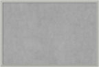 Amanti Art Silver Framed Magnetic Board 26x38 Large Vision Board for use with Magnets, 100% Metal Sheet to Display Items as Office Decor or for Home Organization in mudroom, Kitchen or Kids Room