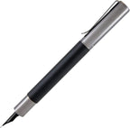 Monteverde USA Ritma Fountain Pen in Black – Broad Nib Bold JoWo Stainless Steel Refillable Ink Cartridge/Converter – Ideal for Executives & Artists