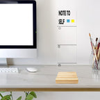 Monitor Memo Board Computer Monitor Memo Board Note To Self Sign Acrylic for Computer Monitors Laptop Desktop No Screen Damage Office Accessories 12.6x 3.15 x 0.2 inches