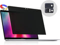 Peslv Magnetic Privacy Screen for MacBook Pro 15 Inch (2016-2019), Removable Anti Blue Light Glare Peep Filter Black out Screen Protector for Mac 15In Laptop Model (A1707, A1990)