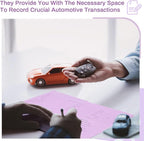 120 Pcs 9 x 12 In Vehicle Dealer Jackets for Car Sales 32lb Colored Printed Deal Envelopes Dealership Supplies File Jackets Automotive Folders for Car Dealerships(Purple)