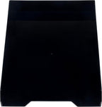 JAM PAPER Stackable Paper Trays - Black - Desktop Document, Letter, & File Organizer Tray - Sold Individually