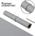 Cork Desk Mat - Dual-Sided Desk Pad for Office and Home - Desk Organization and Accessories - Ideal for Large Mouse Pad and Desk Mats on Top of Desks(Gray,27.6"x 13.8")
