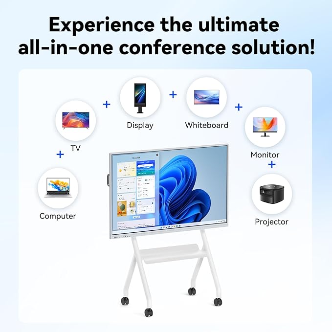 70 Inch 4k Smart Board Touch Screen Interactive whiteboard,40 Point Touch Digital whiteboard, Interactive whiteboard Display & Smart Board for Classroom and Office use,