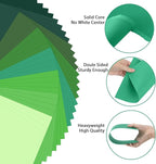 OcePor 80 Sheets Green Cardstock Paper, Colored Printer Paper 8.5 x 11, Thick Construction for Cards Making, Scrapbook，Office Printing, Invitations, Certificates，DIY Crafting 92 lb/250gsm