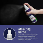 loukin Non-Toxic Whiteboard Cleaner, 8.5 fl oz Dry Erase Board Cleaner, Whiteboard Cleaning Spray, Removes Stubborn Marks from Whiteboards