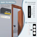 In Use or Available Sign,In Use/Available Sign for Home Office Hotles Hospital Restroom, Vacant Occupied Slider Door Status Tells Whether Room in Use or Available,7'' x 1.5'' - Stainless Steel, Grey