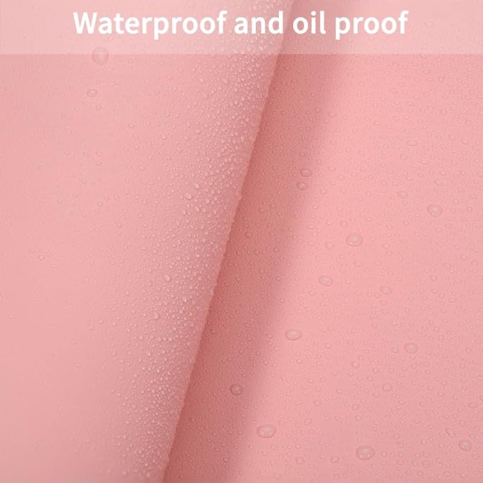 Zinkooat Desk Pad Mat - 24x60 Inch Waterproof Easy to Clean Can Conceal Flaws Protector The Table Top from Scratches Used for Coffee Table Office Table Dresser(Pink+Silvery 24x60)