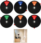 Ryetvok Office Door Sign, 6-In-1 Rotating Status Indicator (In A Meeting/Please Knock/Out Of Office/Back Soon/Working RemotelyDo Not Disturb/) Door Decor For Home Conference Room Workspace
