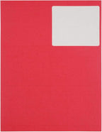 JAM PAPER Shipping Address Labels - Large - 3 1/3 x 4 - Red - 120/Pack