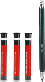 Fayelume 4mm Lead Holder, Mechanical Pencil Lead, Clutch Pencil, with Charcoal Pencils Core, for Art Sketching Calligraphy Marking