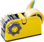 [TENDO°] Multi-Section Tape Dispenser ZO-508: Innovative Cutter for Custom Tape Width (Yellow)