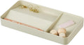 BLUE GINKGO Desk Tray – Korean-Made Organizer for Notes, Pens, Pencils, and Accessories (Double-sided, Beige)