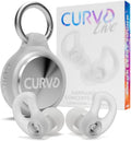 CURVD Live Stylish High-Fidelity Concert Earplugs for Live Events up to 14 dB Noise Reduction, 5 Tip Sizes & Carry Case