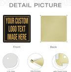 Custom Metal Signs - Personalized Signs for Office, Home, Bar - Indoor/Outdoor Use - 12"x12"