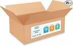 IDL Packaging - B-18126-25 Medium Corrugated Shipping Boxes 18"L x 12"W x 6"H (Pack of 25) - Excellent Choice of Strong Packing Boxes for USPS, UPS, FedEx Shipping