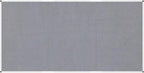 VIZ-PRO Large Fabric Bulletin Board/Foldable Notice Board Felt Gray, 96 X 48 Inches, Silver Aluminium Frame