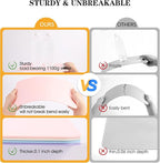 TFDLCG zm 2 Pack Pink A4 Clipboard with Pen Holder,Standard Letter Size,Heavy Duty Clip Boards 8.5x11,Cute Clipboards for Women Kids Students,Nurses, School Office Home Supplies