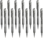 Yucold Customized ballpoint pens in bulk, personalized ballpoint pens with free engraving, for use in companies, enterprises, graduation anniversaries (Grey,26)