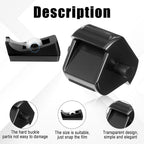 18 Pcs Tape Dispenser Replacement Core, Black Plastic Allocator Roll Insert for Office Home Supplies Accessories