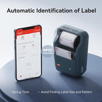 NIIMBOT B1 Label Maker with Tapes, 2 Inch Portable Thermal Label Printer for Home School Office Small Business, Address, Bakery, Crafts, Retail, Support Smartphones & PC，Dark Blue