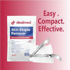Dealmed Sterile Staple Removal Kit, Includes Staple Remover and Gauze Sponge, Staple Removal Tool Single-Use Kit, Ideal for Hospitals and Clinics (10 Kits)