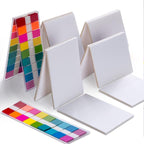 Golcellia Transparent Sticky Notes, See Through Sticky Note, Pastel Colorful Clear Sticky Notes-1040 Sheet Pack (3 Styles) Annotating Books Repositionable Translucent Sticky Tabs