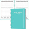 Heveboik Income & Expense Log Book - A5 Income and Expense Tracker for Small Business, Accounting Bookkeeping Tracking for Woman and Man, 5.8" x 8.3", Teal