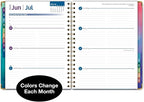 HARDCOVER 2026 Planner, 8.5"x11": 14 Months (November 2025 - December 2026), Daily Weekly Monthly Planner, Yearly Agenda, Bookmark, Pocket Folder and Sticky Note Set (Orchid)