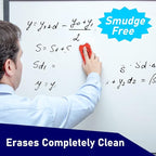 Dry Erase Eraser Magnetic Whiteboard Eraser 5 Pack White Board Cleaner, Dry Erase for Whiteboard, Chalkboard and Glass