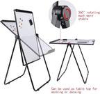 Dry Erase Board with Stand, Double Sided Magnetic Whiteboard, 24 x 36 Portable Height Adjustable White Board with Aluminium Frame