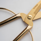 Ribbon Cutting Ceremony Kit,With Gold scissors,Scissors Blade Sheath and a pair of white gloves,Suitable for Ribbon-cutting ceremony,Office,Home,and Crafts, Right/Left Handed (Mirror-finish handle)