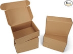 PHAREGE 12x9x4 inch Shipping Boxes 6 Pack Brown, Tab Lock Tuck Top Mailer Boxes for Packaging Small Business, Medium Cardboard Gift Boxes for Wrapping Mailing Present