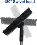 CELOX Grout Brush with Long Handle, Tile Grout Cleaner Brush for Tile Floors, for Shower Tile, for Cleaning Grout