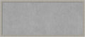 Amanti Art Grey Framed Magnetic Board 22x50 Oversize Vision Board for use with Magnets, 100% Metal Sheet to Display Items as Office Decor or for Home Organization in mudroom, Kitchen or Kids Room
